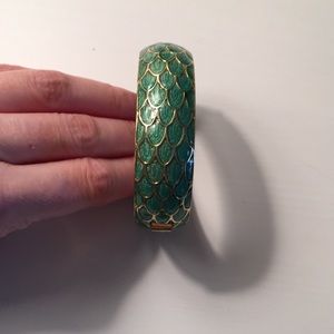 Lilly Pulitzer Green and Gold Bangle